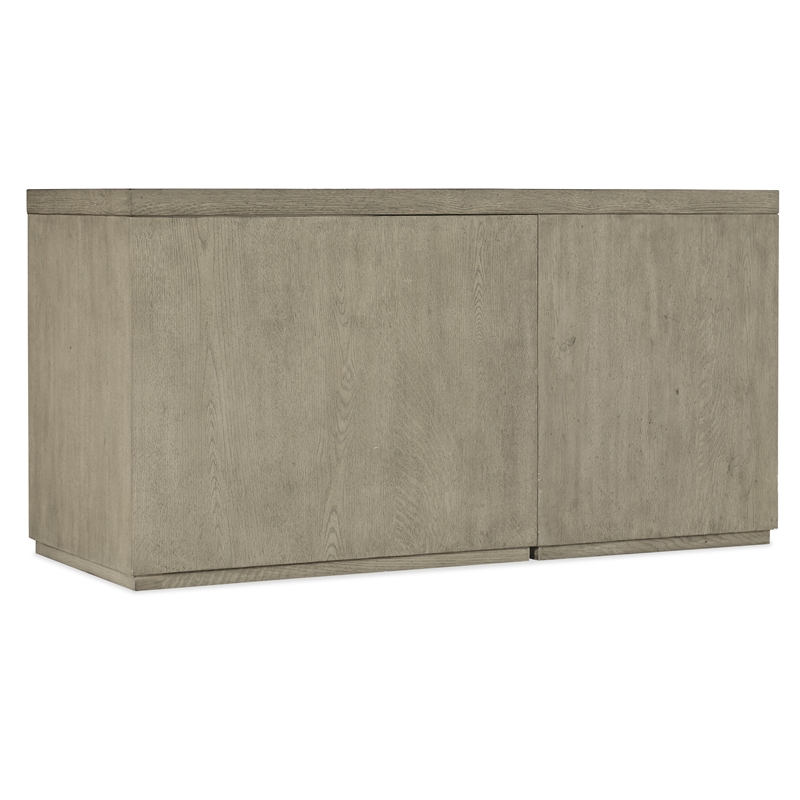 Bowery Hill 60in Home Office Credenza with File and Open Cabinet