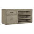 Bowery Hill 60in Home Office Credenza with File and Open Cabinet