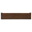 Bowery Hill Entertainment Console with Cane Doors in Dark Natural Wood