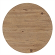 Bowery Hill Wine Barrel End Table in Light Natural Wood Finish