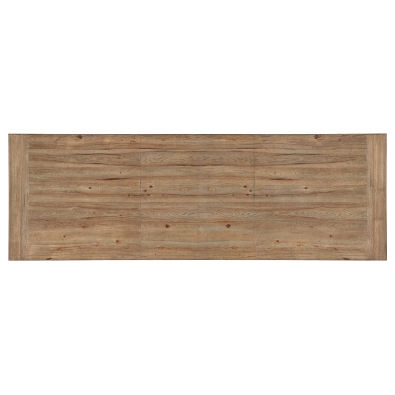 Bowery Hill Dining Table with Two 20in Leaves in Light Natural Wood