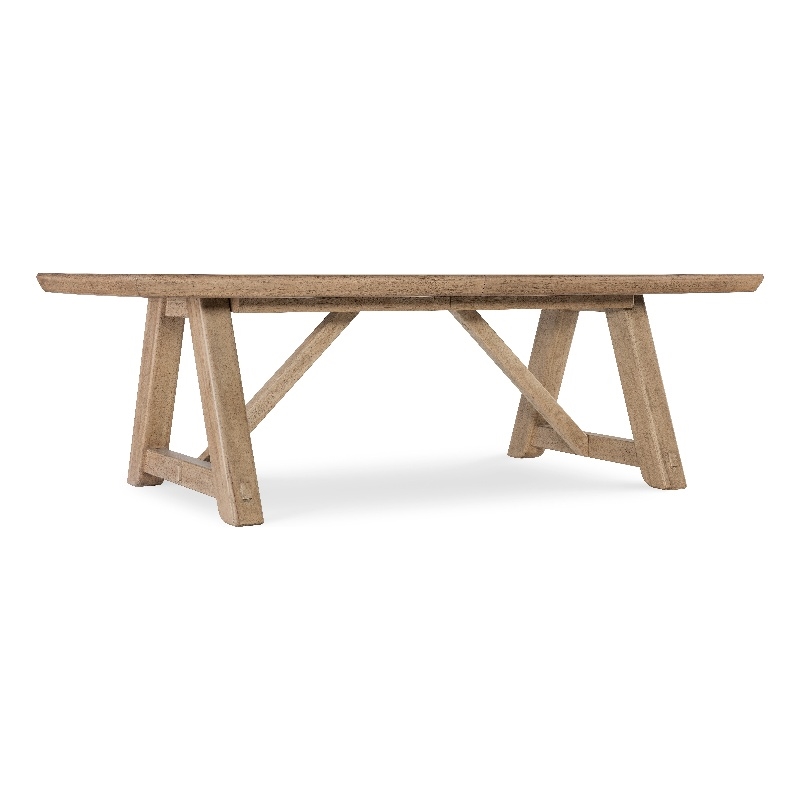 Bowery Hill Dining Table with Two 20in Leaves in Light Natural Wood