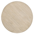 Bowery Hill Round Acacia Modern Side Table in Light Natural Wood