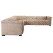 Bowery Hill 5-Piece Power Reclining Sectional in Beige Leather