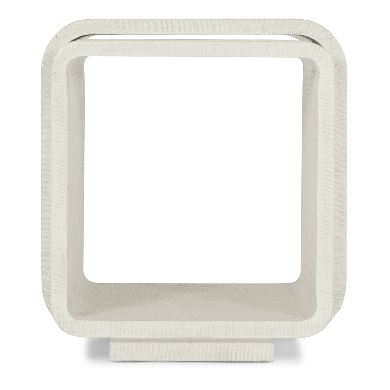 Bowery Hill Nesting Bunching End Tables in White Wood Finish