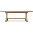 Bowery Hill Rectangle Dining Table with 20in Leaves in Light Brown