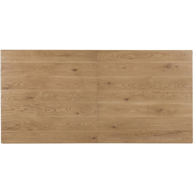 Bowery Hill Rectangle Dining Table with 20in Leaves in Light Brown