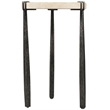 Bowery Hill Metal Spot Accent Table with Stone Top in Gray Finish