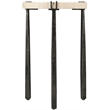 Bowery Hill Metal Spot Accent Table with Stone Top in Gray Finish