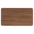 Bowery Hill 3-Drawer Nightstand with Dual-Outlet Charging in Medium Wood