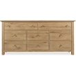 Bowery Hill 8-Drawer Dresser with Jewelry Tray in Light Brown