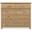 Bowery Hill 5-Drawer Chest with Cedar-Lined Drawer in Light Brown