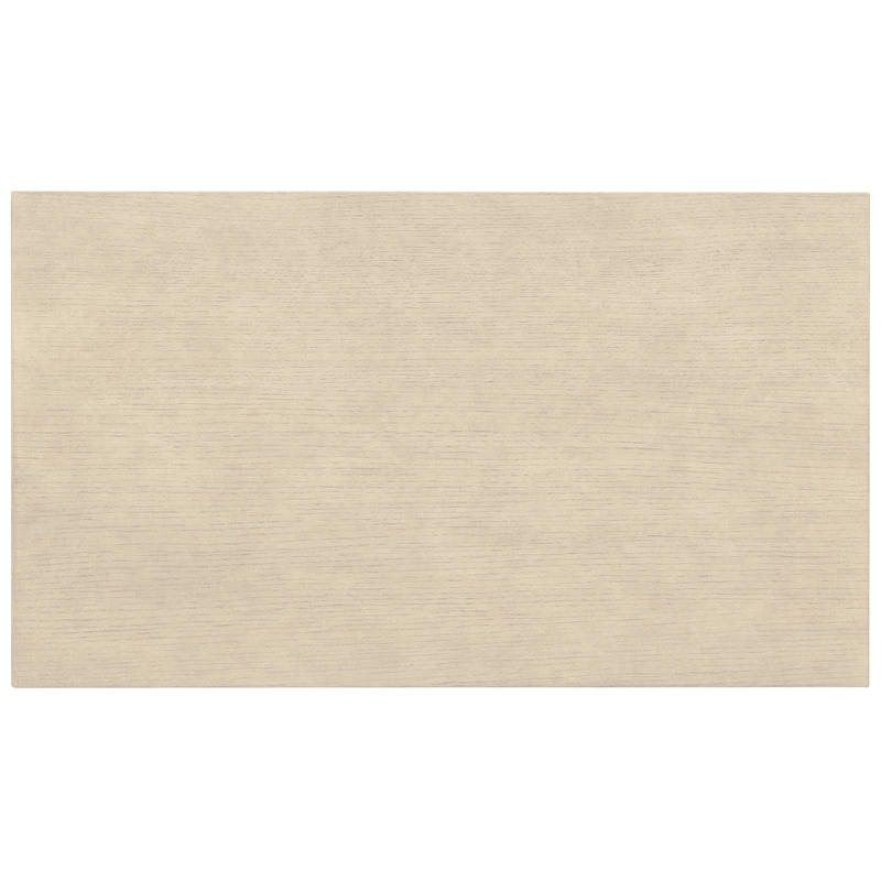 Bowery Hill 3-Drawer Nightstand with Fabric Fronts in Beige Wood