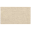 Bowery Hill 3-Drawer Nightstand with Fabric Fronts in Beige Wood
