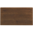 Bowery Hill 3-Drawer Nightstand with USB Charging in Brown Wood