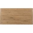Bowery Hill 7-Drawer Executive Desk in Light Brown Oak Finish