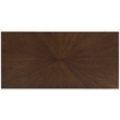 Bowery Hill 7-Drawer Executive Desk in Rich Dark Walnut Finish