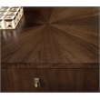 Bowery Hill 7-Drawer Executive Desk in Rich Dark Walnut Finish