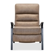 Bowery Hill Power Recliner with Power Headrest in Brown Leather