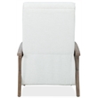 Bowery Hill Power Recliner with Power Headrest in Beige Fabric