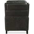 Bowery Hill Power Recliner with Pop-Up Headrest in Gray Leather