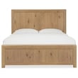 Bowery Hill Queen Panel Bed in Rustic Light Brown Wood Finish