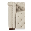 Bowery Hill 6-Seat Power Reclining Sectional in Beige Fabric