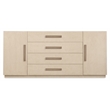 Bowery Hill Buffet with Silverware Tray in Natural Wood Finish