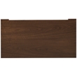 Bowery Hill 6-Drawer Bedroom Chest in Dark Figured Walnut Finish