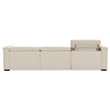 Bowery Hill 3-Seat Power Reclining Sofa in Beige Performance Fabric