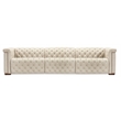 Bowery Hill 3-Seat Power Reclining Sofa in Beige Performance Fabric