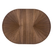 Bowery Hill Round Dining Table with 20in Leaf in Medium Wood