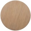 Bowery Hill Scalloped End Table with Hidden Storage in Light Brown
