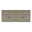 Bowery Hill 72in Home Office Credenza with Two Lateral Files