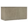 Bowery Hill 60in Home Office Credenza with Two Files in Smoked Gray