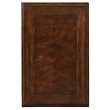 Bowery Hill Chairside End Table in Mahogany Finish with 3 Drawers