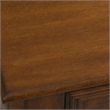 Bowery Hill Chairside End Table in Mahogany Finish with 3 Drawers