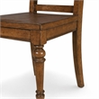Bowery Hill Traditional Ladderback Wooden Dining Chair in Medium Wood