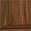 Bowery Hill 4 Cubby Short Bookcase in Wood Brown Finish