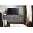 Bowery Hill Entertainment Console in Shale Wood Finish with 4 Doors