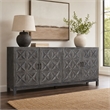 Bowery Hill Entertainment Console in Shale Wood Finish with 4 Doors