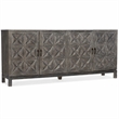 Bowery Hill Entertainment Console in Shale Wood Finish with 4 Doors