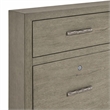 Bowery Hill 2-Drawer Filing Cabinet in Grey Wood Finish