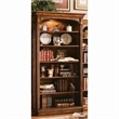 Bowery Hill Open Bookcase in Medium Cherry Hardwood with Adjustable Shelves