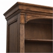 Bowery Hill Open Bookcase in Medium Cherry Hardwood with Adjustable Shelves