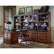 Bowery Hill Wooden Lateral File Cabinet with Locks in Medium Cherry
