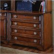 Bowery Hill Wooden Lateral File Cabinet with Locks in Medium Cherry