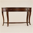 Bowery Hill Wooden Sofa Table with Drawer and Shelf in Cherry Finish