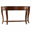 Bowery Hill Wooden Sofa Table with Drawer and Shelf in Cherry Finish