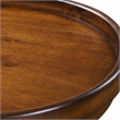 Bowery Hill Two Tier Oval Accent Table with Wood Construction